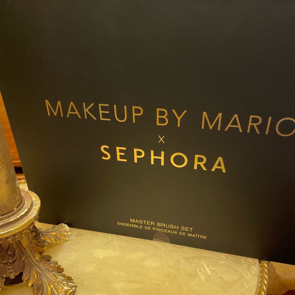 New never been opened limited edition Sephora x Makeup by Mario makeup brushes